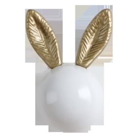 Cute Rabbit Handle Children's Room Closet Door Cupboard Drawer Modern Minimalist Ceramic Handle