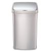 Silver 13-Gallon Stainless Steel Kitchen Trash Can with Motion Sensor Lid