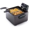 5Qt Dual Basket Pro Immersion Element Black Deep Fryer 05489