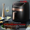 Hot Air Fryer Oven 3.2 QT Pot Quarts Electric Oil Less 1400W Touch Screen Airfryer 5 Core AF 320