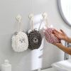 1pc Hand Towel Ball; Cartoon Hanging Towel; Quick Drying; Kitchen And Bathroom; Chenille Lovely Rag; Thickened Towel 6.69"âˆšÃ³6.69"